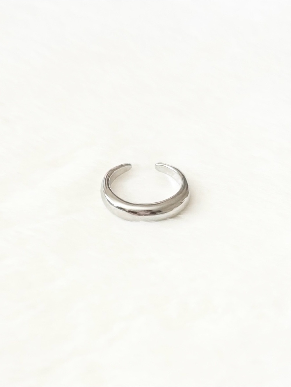 5/$15 🩷 MUST BUNDLE Minimal Silver Open Cuff Ring